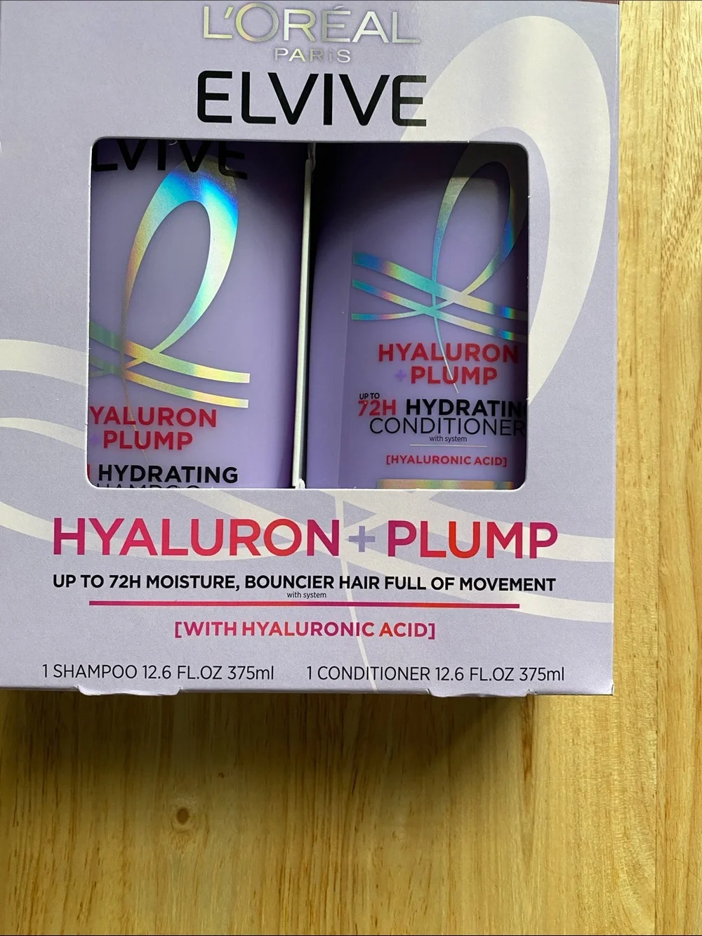 L'Oréal Paris Elvive Hyaluron + Plump Hydrating Shampoo & Conditioner Duo